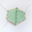 [Facemask] Kinumask Square（unisex）c |京都Yuzen染色