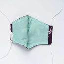 [facemask] kinumask round（unisex）c |京都Yuzen染色