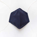 [Facemask] Kinumask Square（unisex）E |京都Yuzen染色