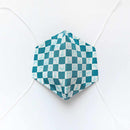 [Facemask] Kinumask Square（unisex）f |京都Yuzen染色