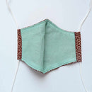 【페이스 마스크】 키누마스크 라운드 (남녀 공통) F | 교토 유젠 염색