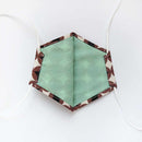 [FACEMASK] KINUMASK SQUARE (UNISEX) G | KYOTO YUZEN DYEING