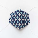 【페이스 마스크】 키누마스크 스퀘어(남녀 공용) H | 교토 유젠 염색