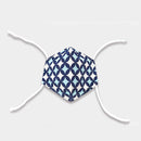 【페이스 마스크】 키누마스크 스퀘어(남녀 공용) H | 교토 유젠 염색