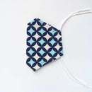 【페이스 마스크】 키누마스크 스퀘어(남녀 공용) H | 교토 유젠 염색