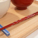 [CHOPSTICKS] SHELLFISH KIRIKO IN A PAULOWNIA BOX 21.5 CM | WAKASA LACQUERED CHOPSTICKS
