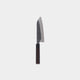 [KITCHEN (CHEF) KNIFE] FORGED KUROBUCHI SANTOKU KNIFE (AOGAMI SUPER STEEL) 170MM | ECHIZEN FORGED BLADES| IWAI CUTLERY