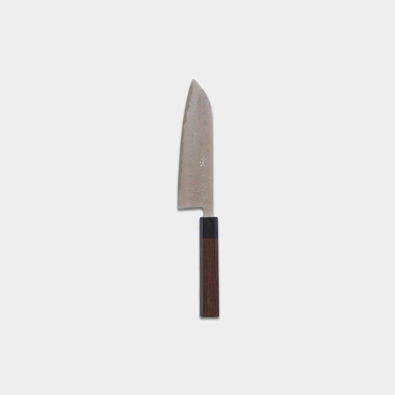 [KITCHEN (CHEF) KNIFE] FORGED DAMASCUS SANTOKU KNIFE UKIGUMO 170MM | ECHIZEN FORGED BLADES| IWAI CUTLERY