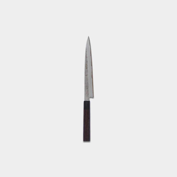 [키친 (셰프) 나이프] 이 포지 스타일 크레스트 샤시 (Crest Sashimi Knife) 200mm | 에치젠 포지 블레이드 (Echizen Forged Blades)