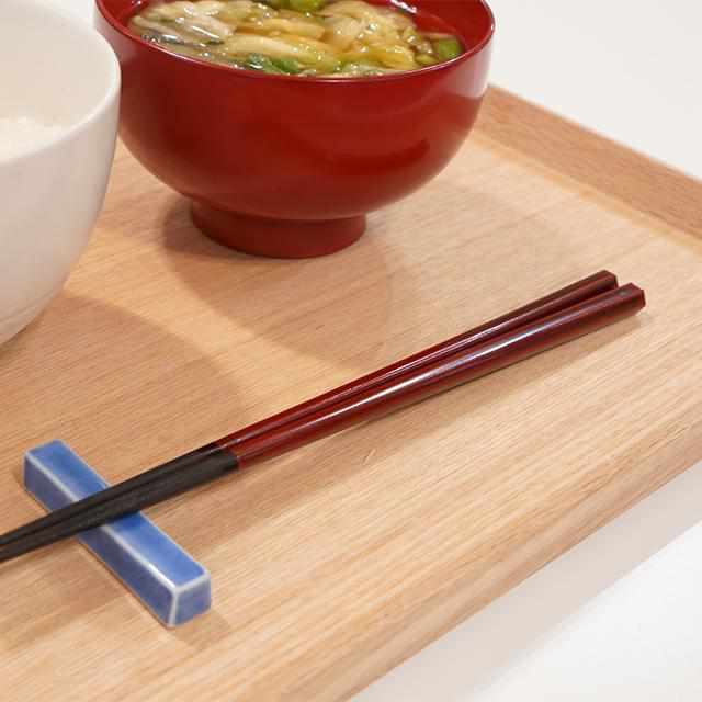 [Chopsticks] Lacquer หกเหลี่ยม 21.5 ซม. | Hashikura Matsukan | Wakasa Lacquerware