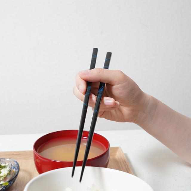 [Chopsticks] Rinpa X Wajima Lacquer Chopsticks Running Water | 와카 사 락커웨어