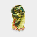 [SCARF] STALL KASANE JOROHANA (YELLOW × IRIDESCENT GREEN) | GUNNAI TEXTILES| FUJI SAKURA
