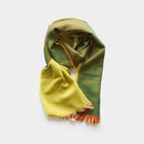 [SCARF] STALL KASANE JOROHANA (YELLOW × IRIDESCENT GREEN) | GUNNAI TEXTILES| FUJI SAKURA