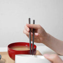 [CHOPSTICKS] MODERN HANATABA URUSHI BLACK | WAKASA LACQUERED CHOPSTICKS