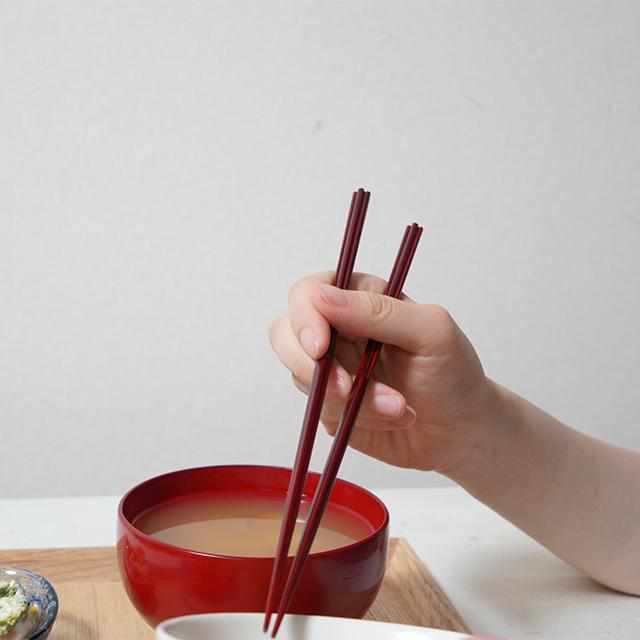 [筷子]現代Hanataba Urushi Red |瓦卡薩漆器
