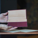 [WALLET / BAG] WALLET (NO COINS) (GRAPE) | LEATHER WORK | SATORI