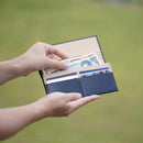 [WALLET / BAG] LONG WALLET (NO COINS) (INDIGO) | LEATHER WORK | SATORI