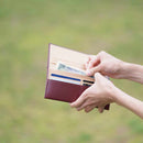 [WALLET / BAG] WALLET (NO COINS) (GRAPE) | LEATHER WORK | SATORI