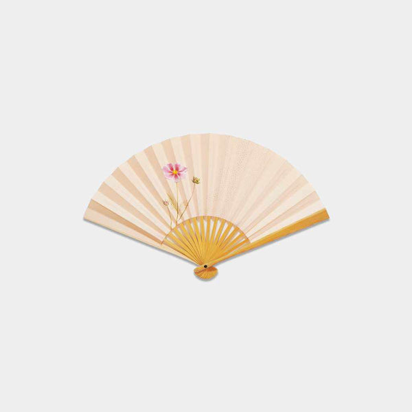 [Hand Fan] Cosmos Shiratake 195 | Fankindo Fukatsu Hand Fan | เอโดะพับพัดลม