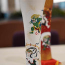 [Candle] Ikari Type 100 Momme Wind God Thunder God (สีขาว) | เทียนญี่ปุ่น