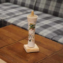 [Candle] Ikari Type 100 Momme Wind God Thunder God (สีขาว) | เทียนญี่ปุ่น