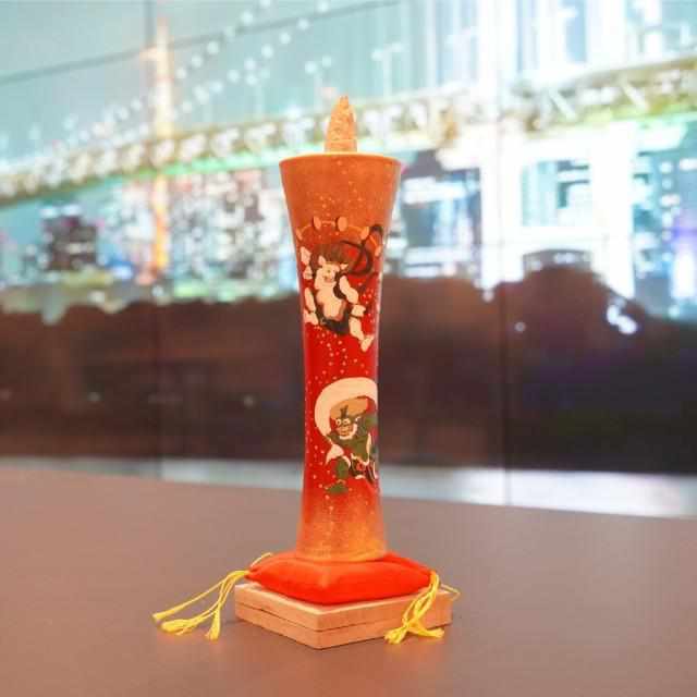 [촛불] 이카리 타입 100 엄마 바람 하나님 천둥 신 (빨강) | 일본 양초