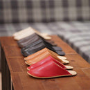 [SLIPPERS] GENUINE LEATHER (LVORY) | LEATHER PROCESSING