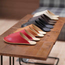 [SLIPPERS] GENUINE LEATHER (RED) 23~24cm | LEATHER PROCESSING