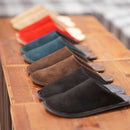 [SLIPPERS] VELOUR (DARK BROWN) | LEATHER PROCESSING