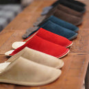 [SLIPPERS] VELOUR (BLACK) | LEATHER PROCESSING