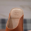 [SLIPPERS] WAXEDLEATHER (CAMEL) | LEATHER PROCESSING