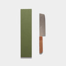 [주방 (요리사) 칼 69 층 다마스커스 나지리 160mm 오크 팔각형 패턴 - 카키 시부 마감 - | 사카이 단조 블레이드