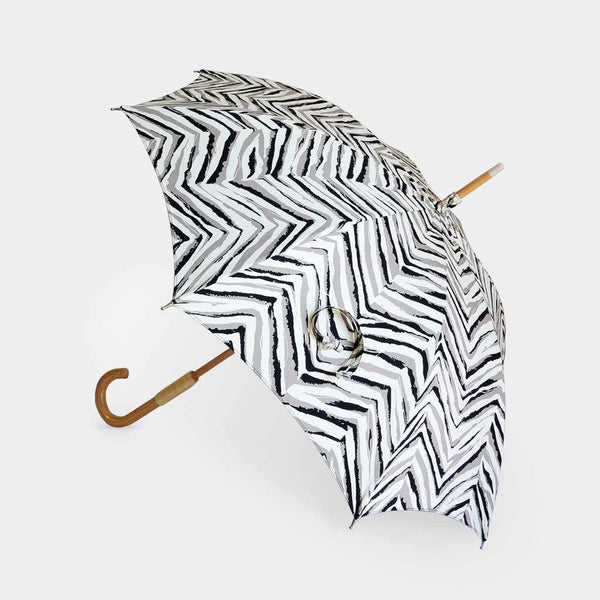 [傘]遮陽傘星灰色|手工印刷