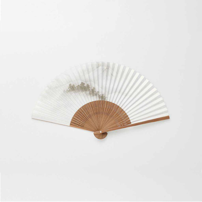 [แฟนมือ] พัดลมกระดาษของผู้ชายและ MT ฟูจิ | Kyoto Folding Fans | Ohnishi Tsune Shoten