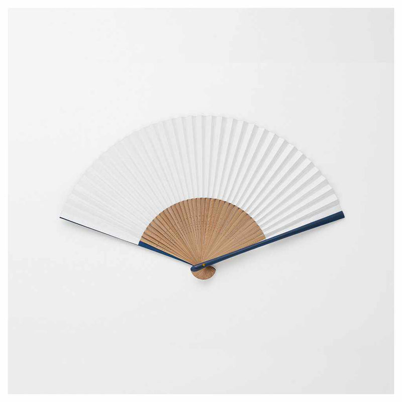 [手扇]男子紙扇裡德和夏季螢火蟲|京都摺疊風扇
