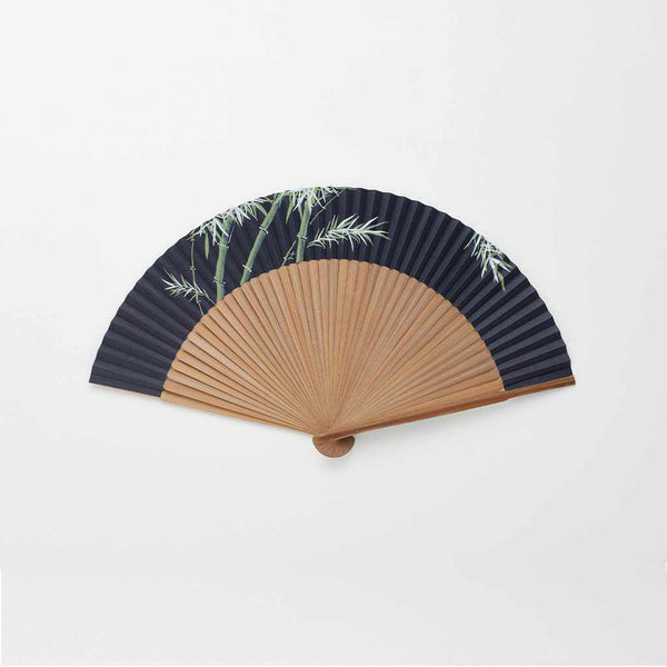 [แฟนมือ] พัดลมกระดาษผู้ชายย้อม Washi Takebayashi Daishoji | Kyoto Folding Fans | Ohnishi Tsune Shoten