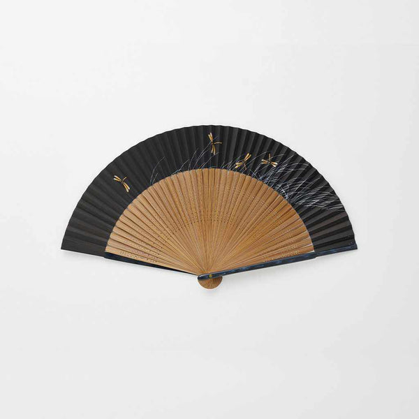 [แฟนมือ] แมลงปอเล่นในสนามพัดลมกระดาษของผู้ชาย | Kyoto Folding Fans | Ohnishi Tsune Shoten