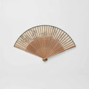 [HAND FAN] MEN'S SILK FAN BIRD AND BEAST CARICATURE | KYOTO FOLDING FANS | OHNISHI TSUNE SHOTEN