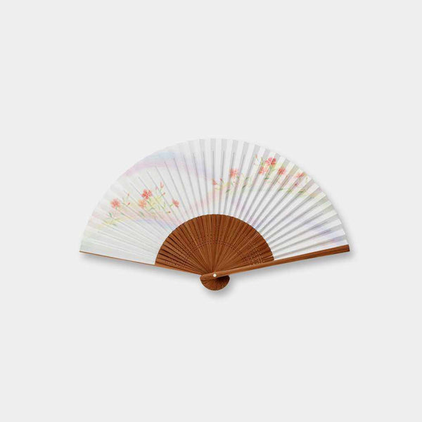 [แฟนมือ] พัดลมกระดาษผู้หญิง Nadeshiko เบา ๆ | Kyoto Folding Fans | Ohnishi Tsune Shoten