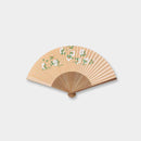 [แฟนมือ] พัดลมกระดาษผู้หญิง Shiratsubaki | Kyoto Folding Fans | Ohnishi Tsune Shoten