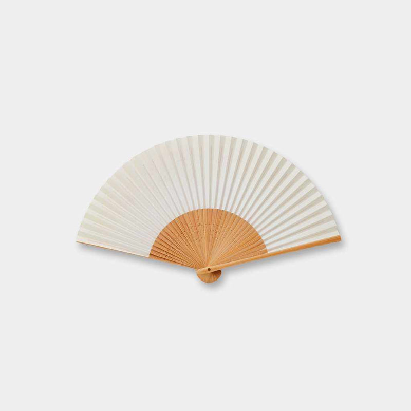 【Hand Fan】WoMen's Paper Fan White Dianthus海军蓝|京都折扇
