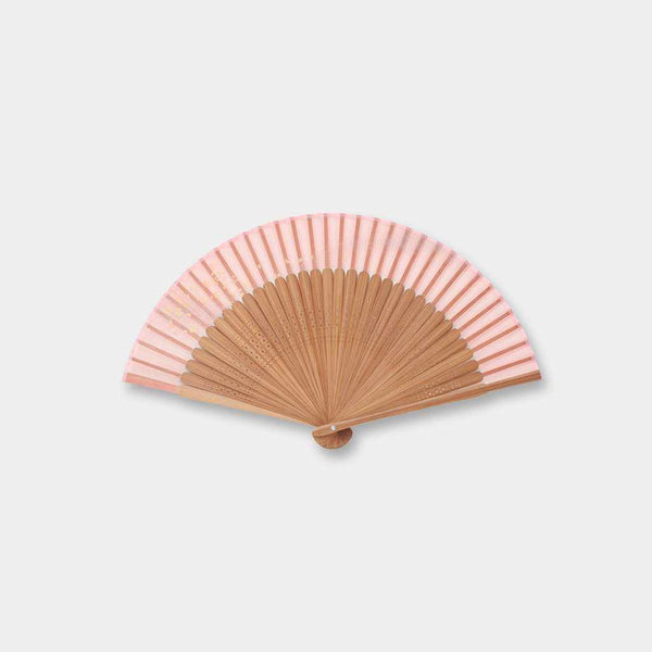 [手感]女士絲綢扇櫻花東風|京都折疊粉絲