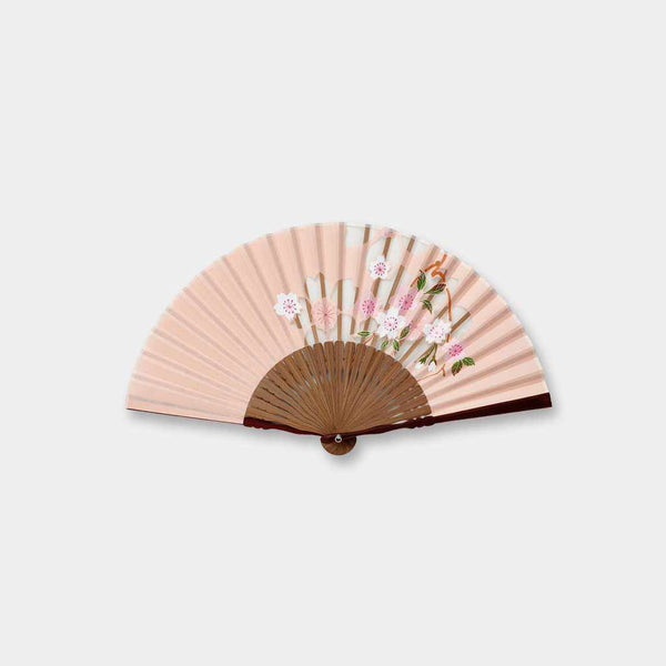 [手扇]女式絲扇剪紙櫻花|京都摺扇