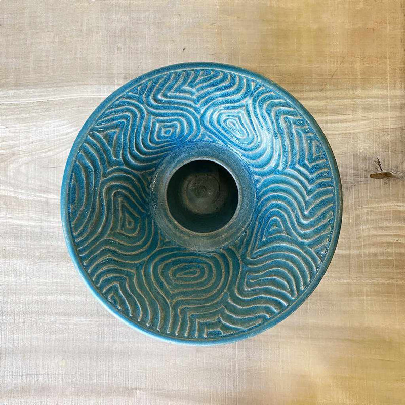 [VASE] JAPAN BLUE HANAIRI | KOUUN KILN | KARATSU WARES