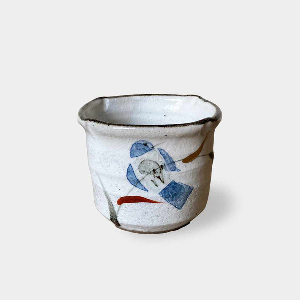 【 머그컵 】】 파우더 블루 버드 이보 컵 | 카라츠 도자기