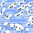 [FUROSHIKI] TSURU KASUMI TAZUKASUMI (CREPE 96CM) | DYEING | ASAKURA SENPU