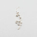 [PIERCED EARRINGS] ARIGATO (THANK YOU) ONE EAR, SILVER (925) | SAORI KUNIHIRO | METAL CASTING