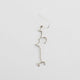 [PIERCED EARRINGS] UTSUKUSHII (BEAUTIFUL) ONE EAR, SILVER (925) | SAORI KUNIHIRO | METAL CASTING