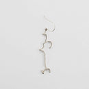 [PIERCED EARRINGS] UTSUKUSHII (BEAUTIFUL) ONE EAR, SILVER (925) | SAORI KUNIHIRO | METAL CASTING