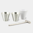 [SAKE CUP] GUINOMI 2 PIECES (PRODUCTION KIT) | TAKAOKA BRONZE CASTING